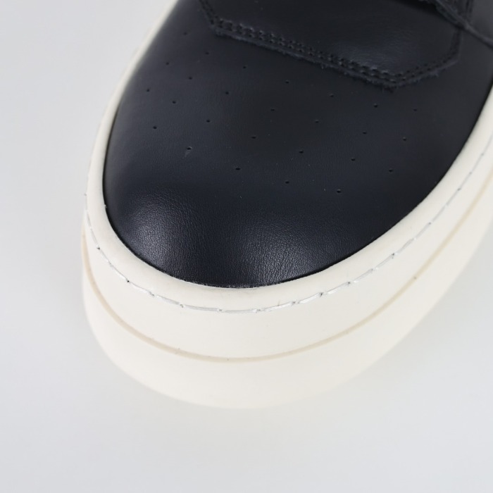 R!ck Owens Mega Bumper Geobasket Black Milk