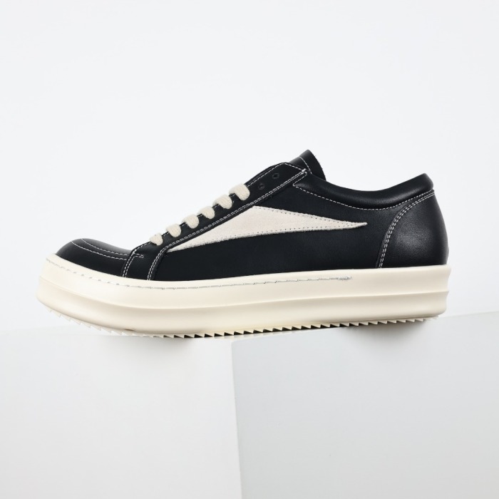 R!ck Owens Vintage Sneaks Leather Black