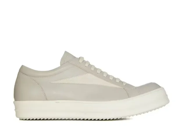 R!ck Owens Luxor Vintage Leather Pearl Milk