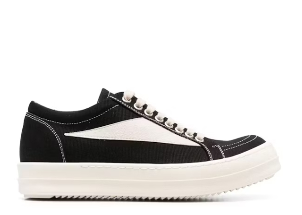 R!ck Owens Luxor Suede Vintage Canvas ‘Black White ’