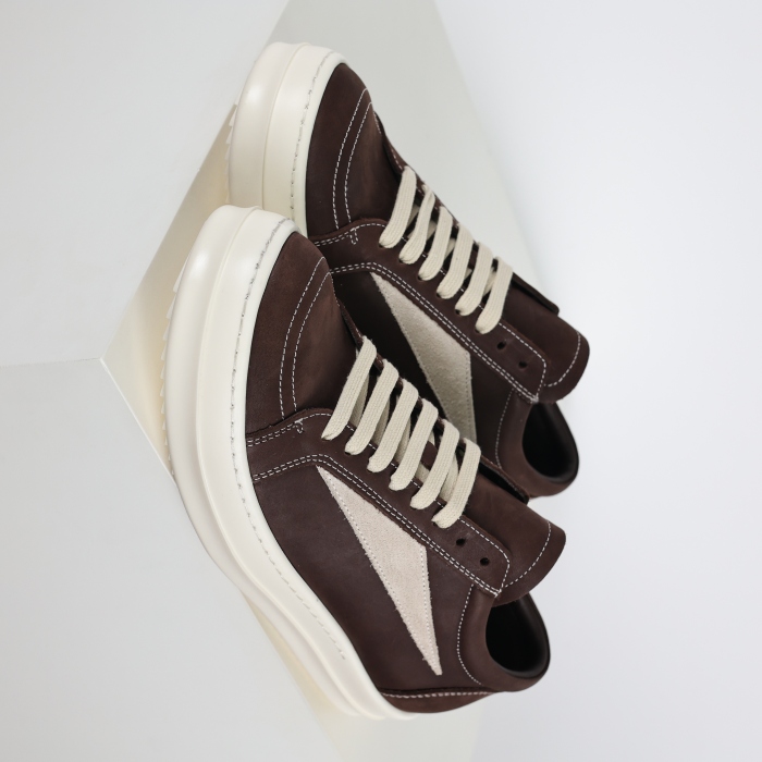 R!ck Owens Luxor Vintage Suede Brown Pearl