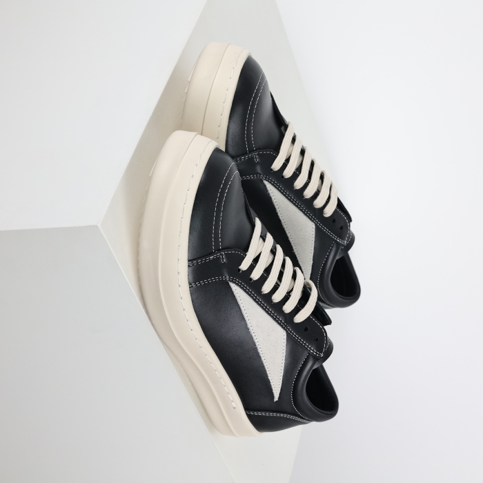 R!ck Owens Luxor Vintage Lows ‘Black Milk’