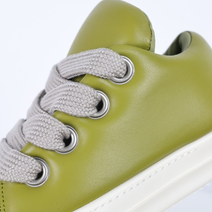 R!ck 0wens Jumbo lace-up padded Green Sneaker