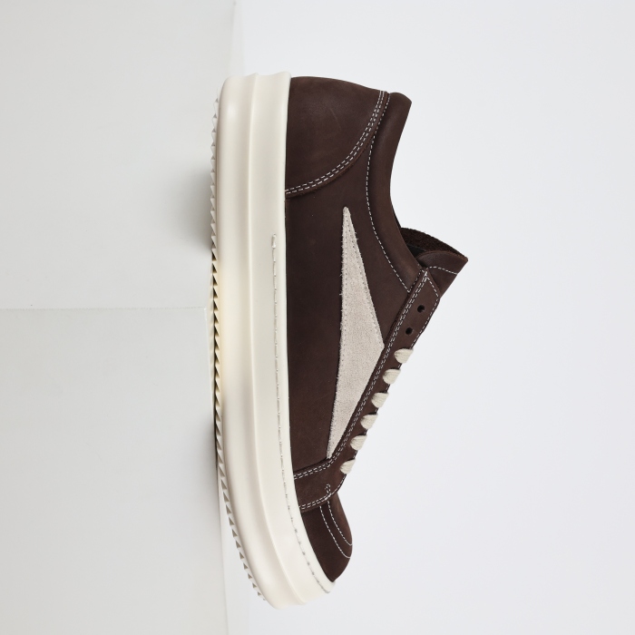 R!ck Owens Luxor Vintage Suede Brown Pearl