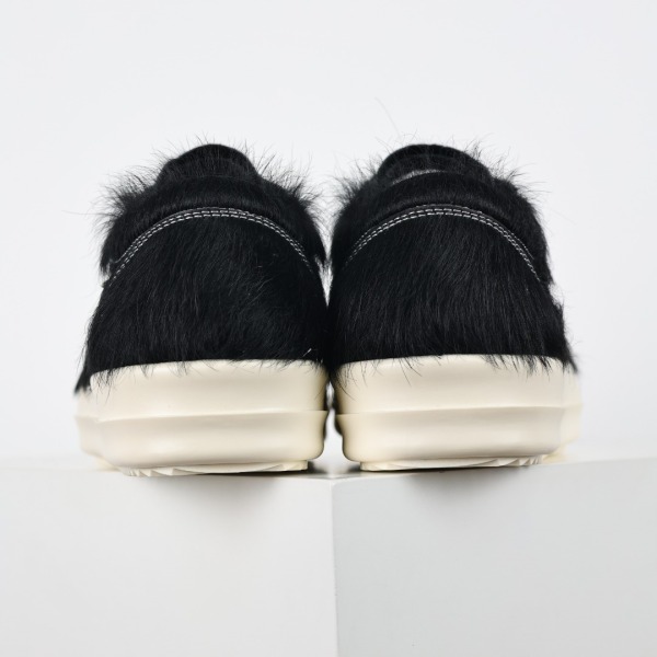 R!ck Owens Lido Runway Vintage Sneaker 'Black Milk'