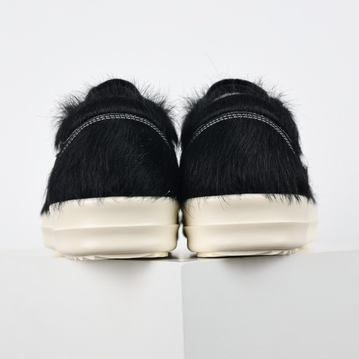 R!ck Owens Luxor Suede Vintage Fur ‘Black White ’
