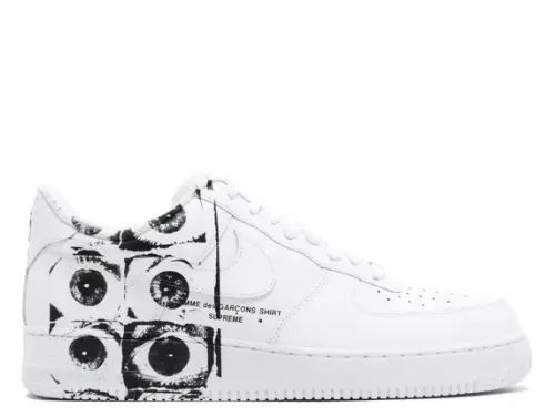 Suprem3 X Comme Des Garcons SHIRT X Air Force 1 Low Eyes