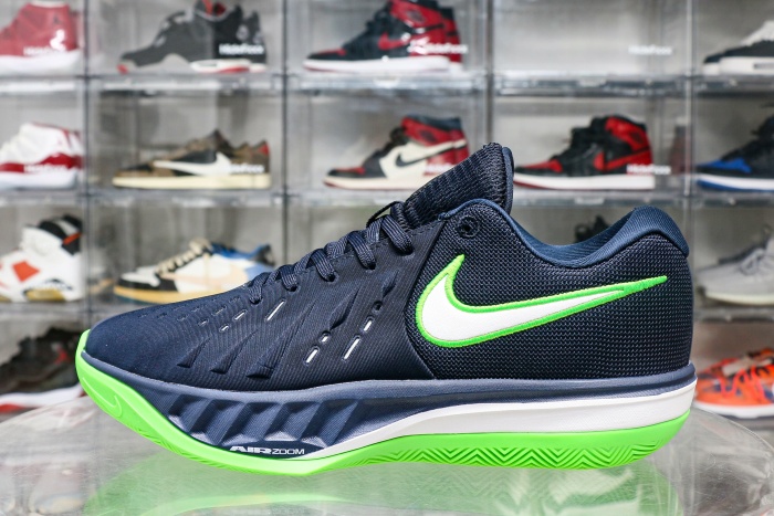 Air Zoom GT 4 Cut Academy Navy Fluorescent Green