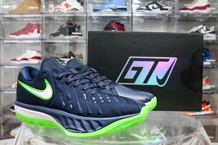 Air Zoom GT 4 Cut Academy Navy Fluorescent Green