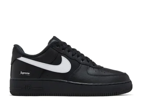 Supreme X Air Force 1 Low Box Logo Black White（ A1）