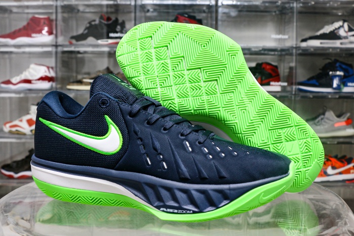 Air Zoom GT 4 Cut Academy Navy Fluorescent Green