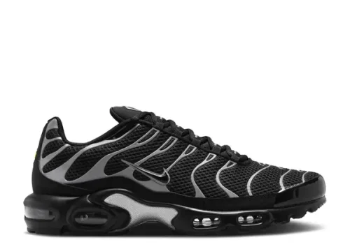 Air Max Plus Premium Black Metallic Silver