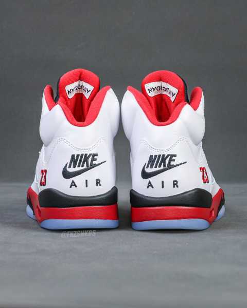 Air Jordan 5 Fire Red Black Tongue 2025 GS（A1）