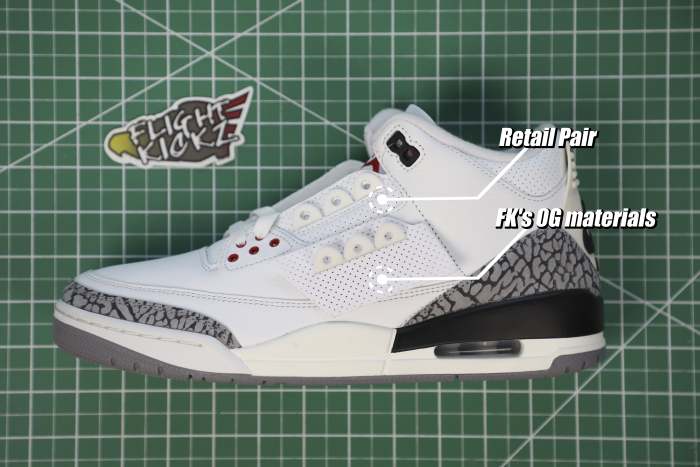 Jordan 3 Retro GS White Cement Reimagined（A1）