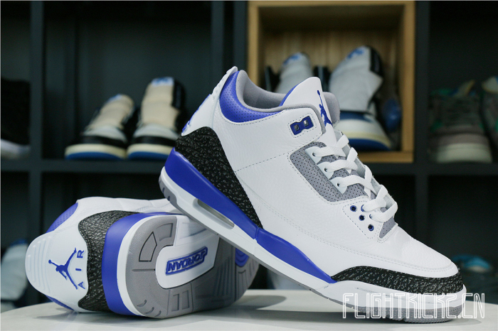 Air Jordan 3 Retro Racer Blue 2021 GS(A1)