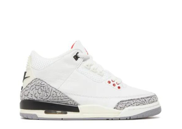 Jordan 3 Retro GS White Cement Reimagined（A1）