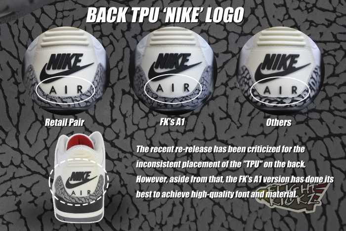 Jordan 3 Retro GS White Cement Reimagined（A1）