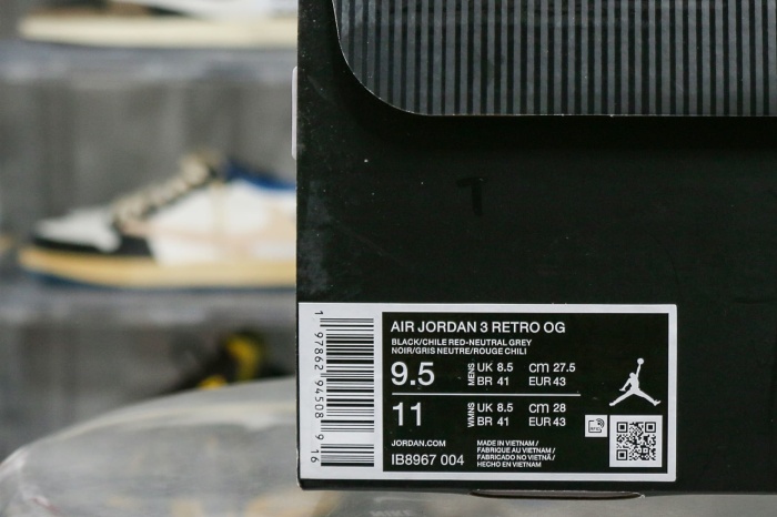 Air Jordan 3 Retro OG Rare Air 2025 GS（A1）