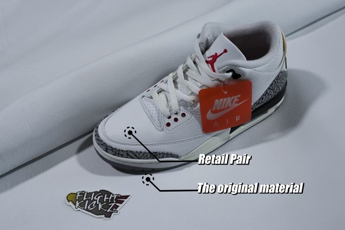 Jordan 3 Retro GS White Cement Reimagined（A1）