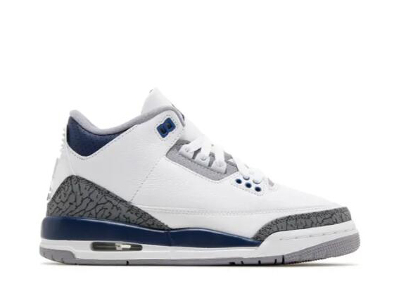 Air Jordan 3 “Midnight Navy” 2023 GS（A1）