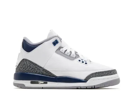 Air Jordan 3 “Midnight Navy” 2023 GS(A1)