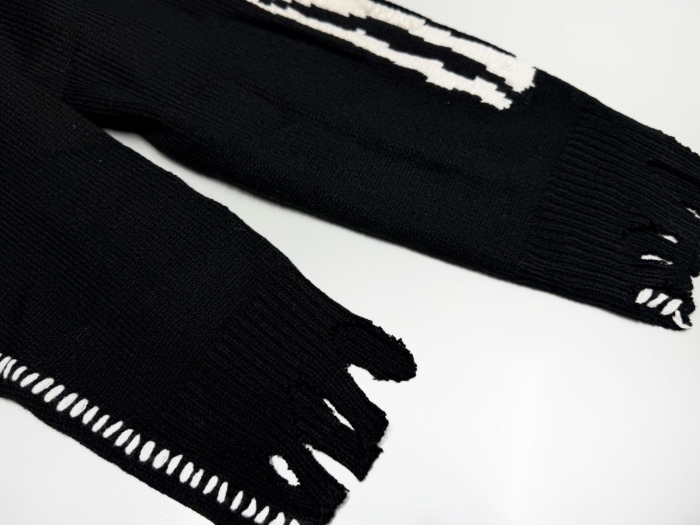 Saint Michael x Vlone Black Broken Sweat