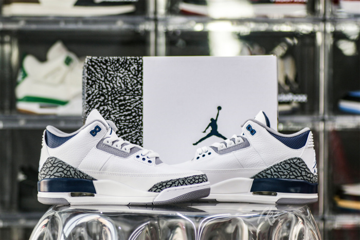 Air Jordan 3 “Midnight Navy” 2023 GS（A1）