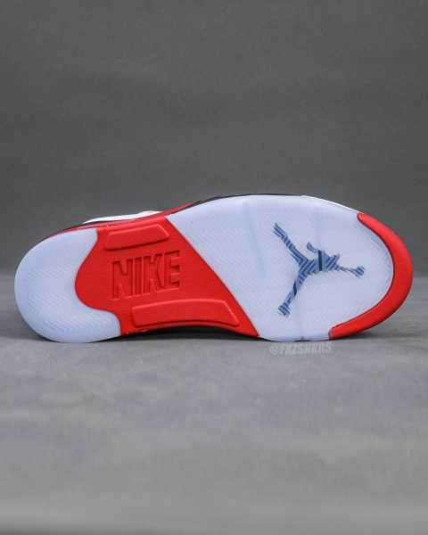 Air Jordan 5 Fire Red Black Tongue 2025 GS（A1）
