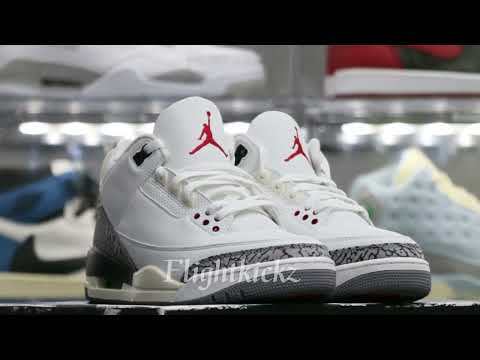 Jordan 3 Retro GS White Cement Reimagined（A1）