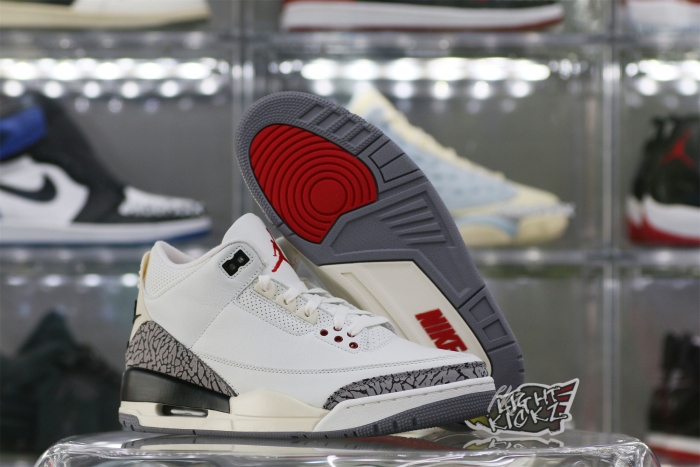 Jordan 3 Retro GS White Cement Reimagined（A1）