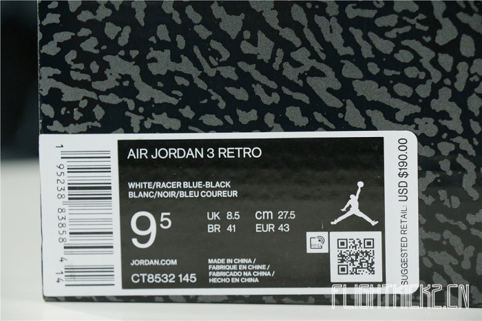 Air Jordan 3 Retro Racer Blue 2021 GS(A1)