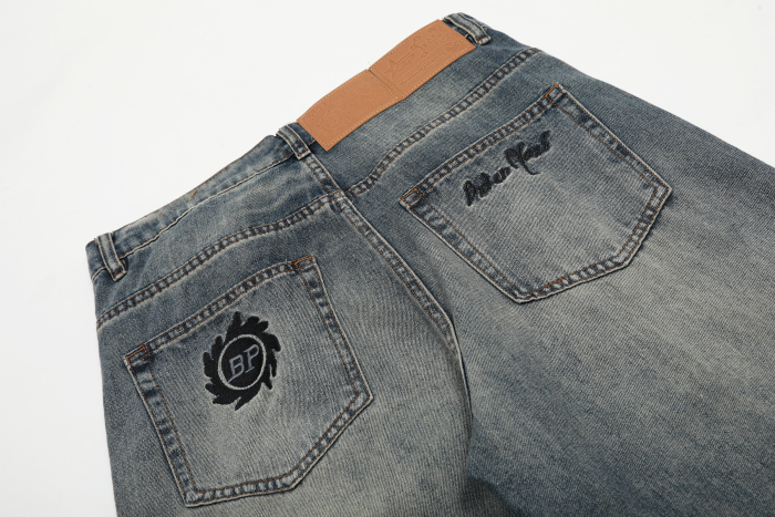 Broken Planet Washed Grey Denim Jeans