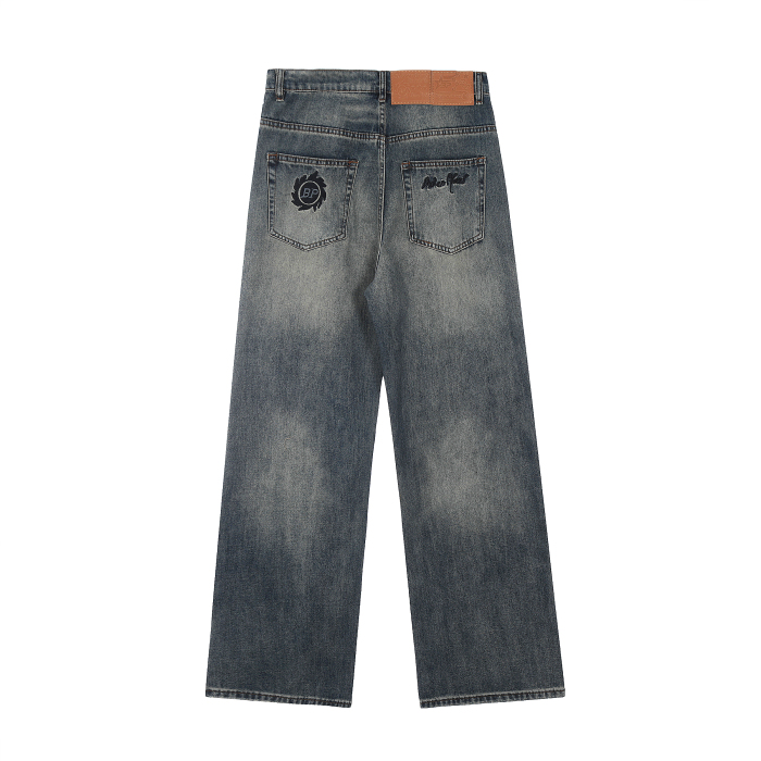 Broken Planet Washed Grey Denim Jeans