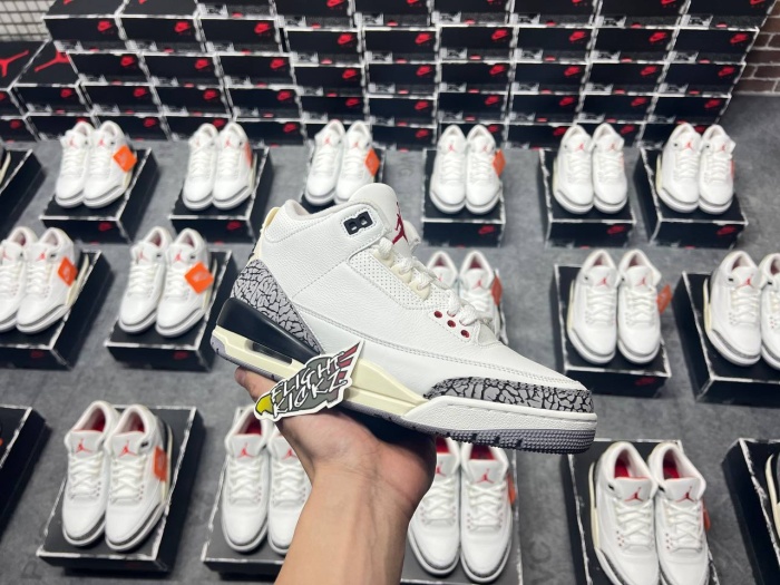 Jordan 3 Retro GS White Cement Reimagined（A1）