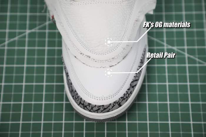 Jordan 3 Retro GS White Cement Reimagined（A1）