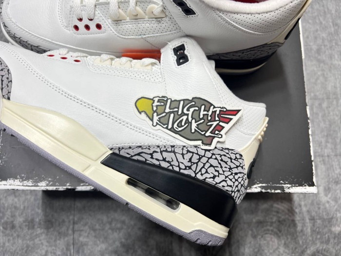 Jordan 3 Retro GS White Cement Reimagined（A1）