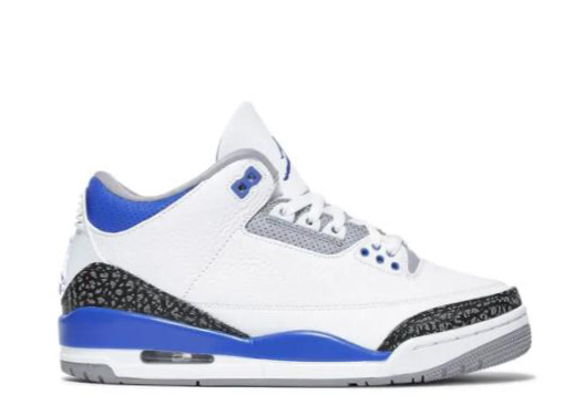 Air Jordan 3 Retro Racer Blue 2021 GS(A1)