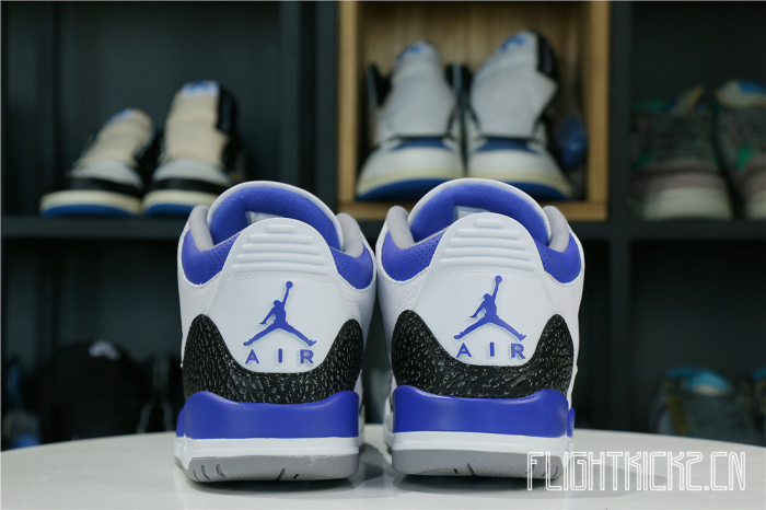 Air Jordan 3 Retro Racer Blue 2021 GS(A1)