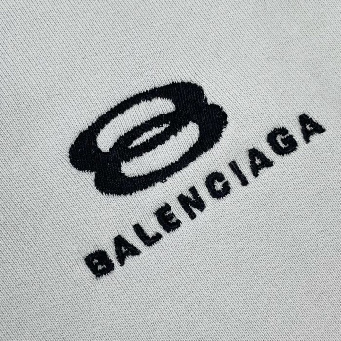 Balanciag@ Tape Panels Sleeve Hoodie
