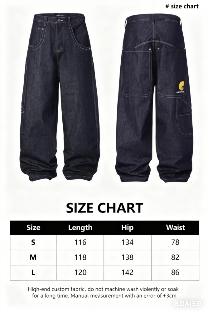 Grailz Project Loose Straight-Leg Jeans