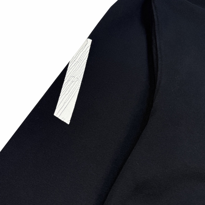 Balanciag@ Cracked Print Zipper Hoodie