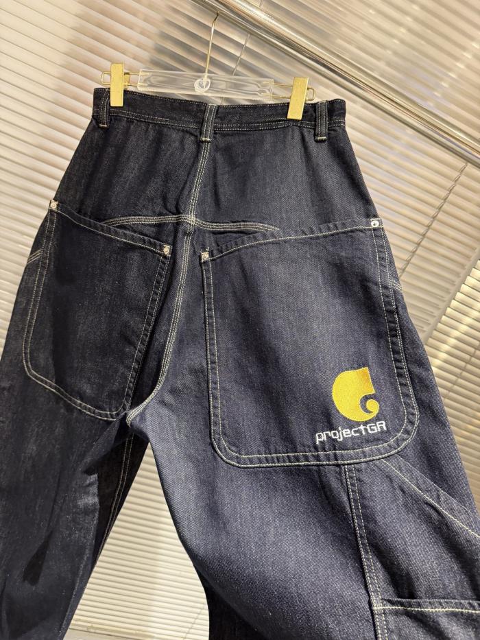 Grailz Project Loose Straight-Leg Jeans