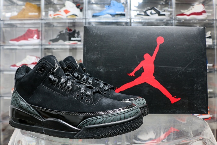 Jordan 3 Retro GS Black Cat 2025（A1）