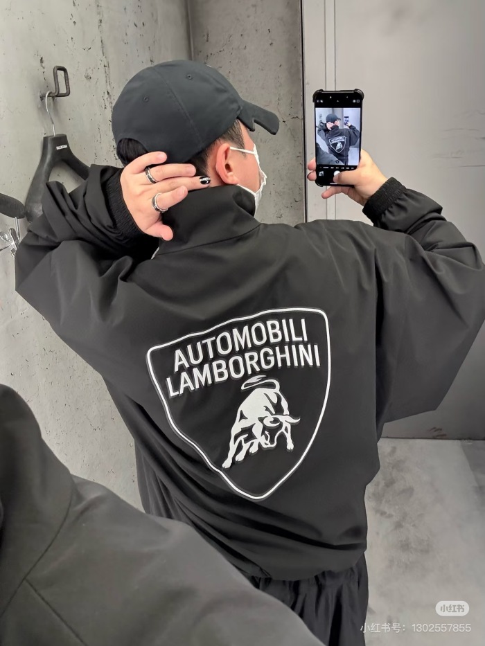 Balanciag@ Lamborghini Zipper Jacket