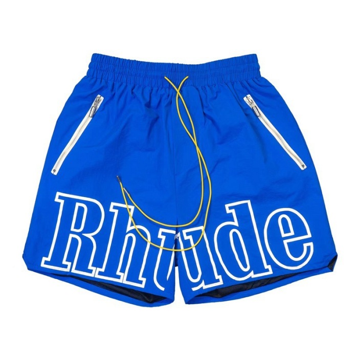 RHUDE Letter 3M Reflective Casual Sports Shorts