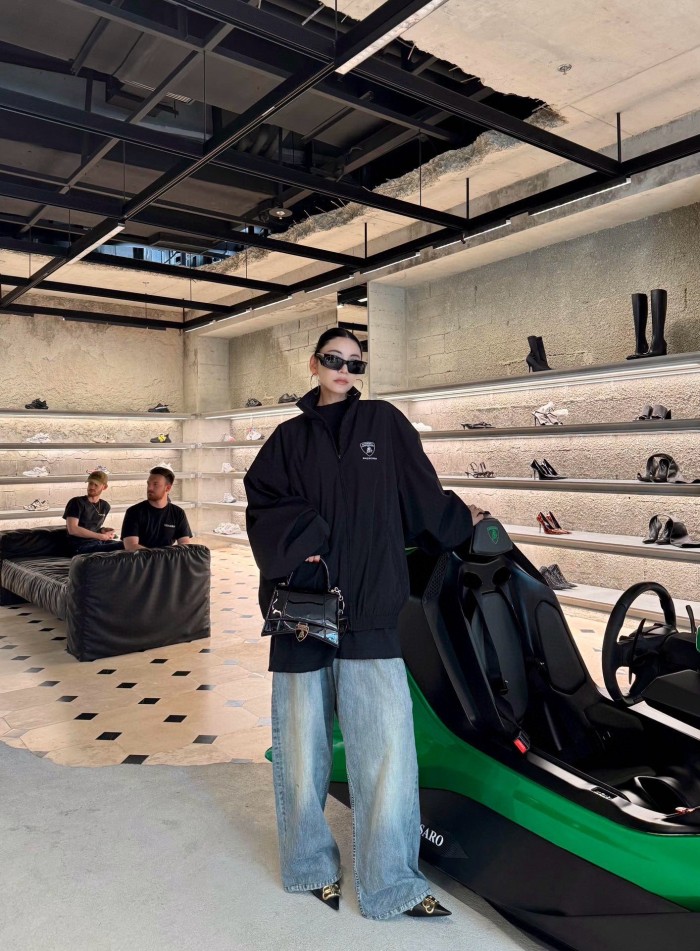 Balanciag@ Lamborghini Zipper Jacket