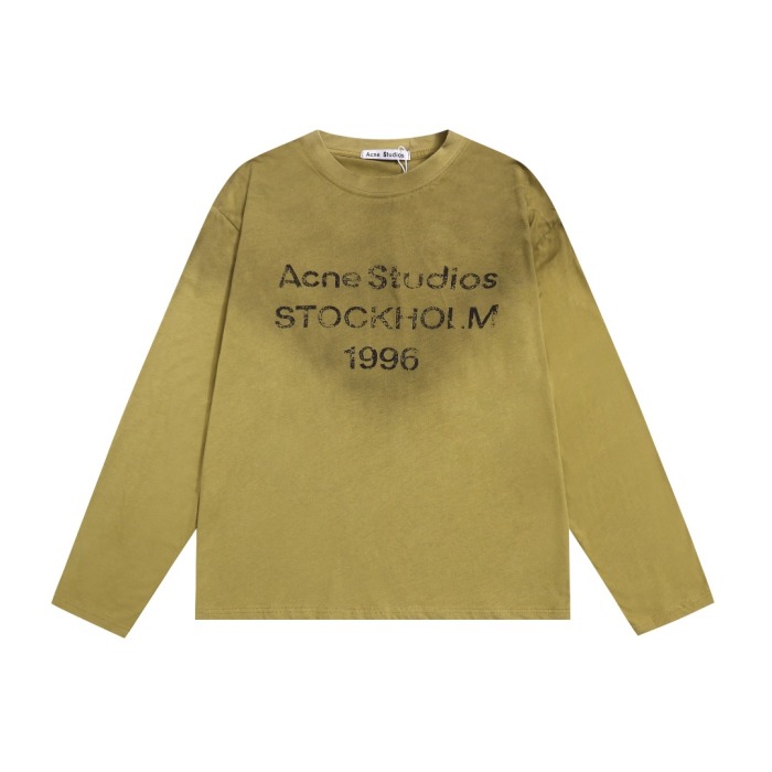 Acne Studios Vintage 1996 Tie-Dye Washed Lightweight Long-Sleeve Shirts