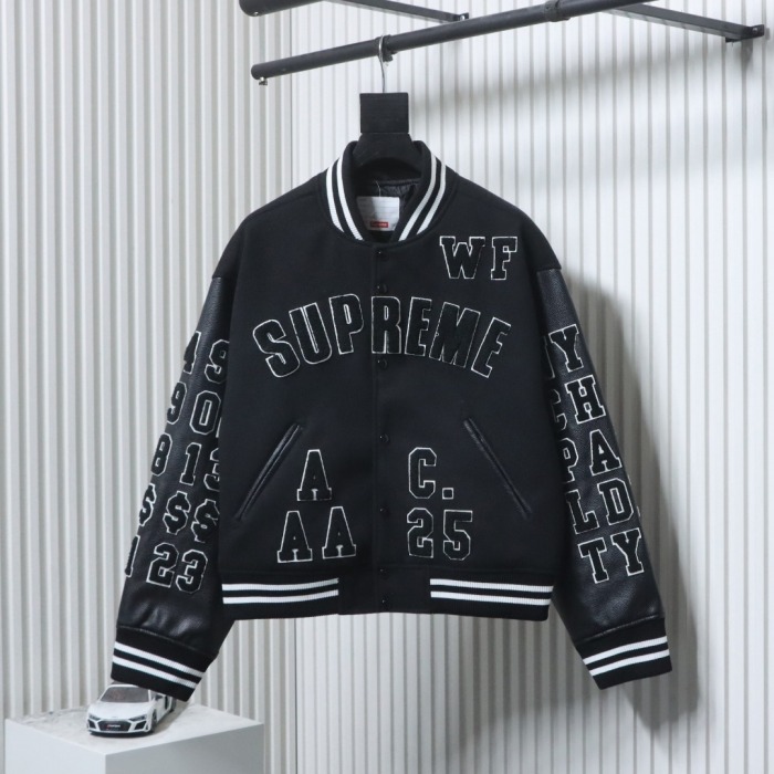 Supreme Praises Varsity Black Jacket