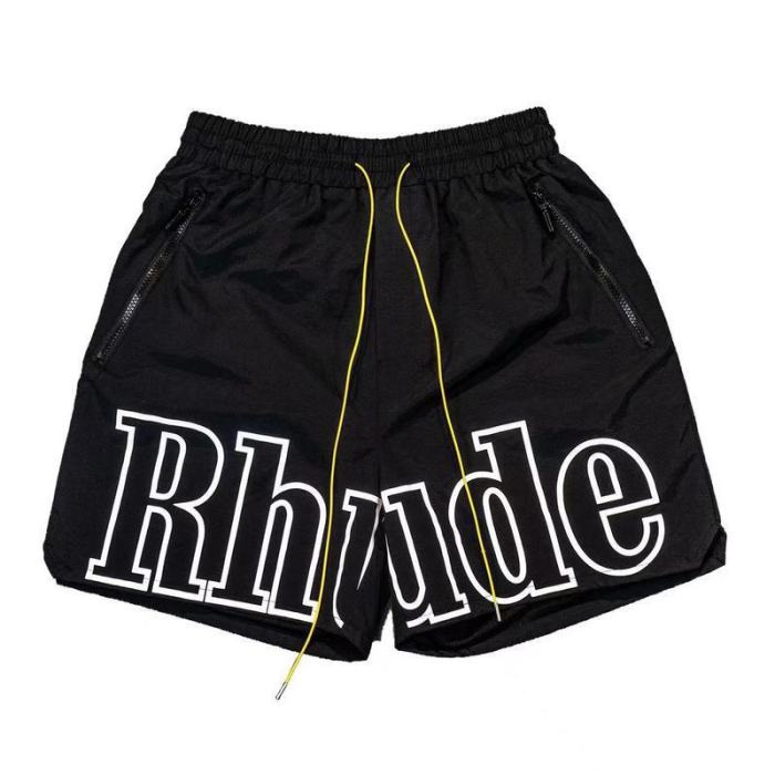 RHUDE Letter 3M Reflective Casual Sports Shorts