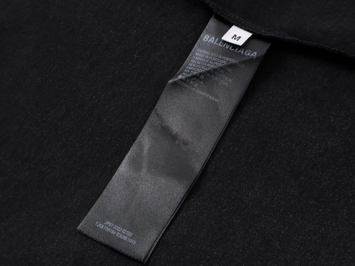 Balanciag@ Washed Distressed Short-Sleeve T-Shirt FW25